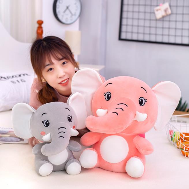 Cartoon pink gray baby elephant doll | Soft Toy Manufacturers