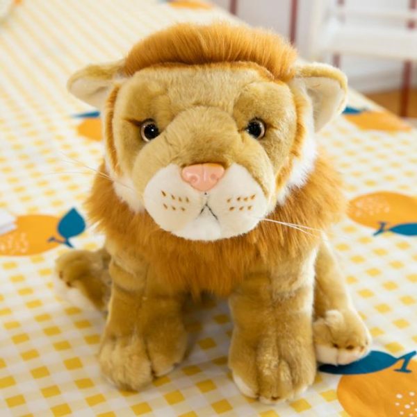 Small size lion plush toy (4)