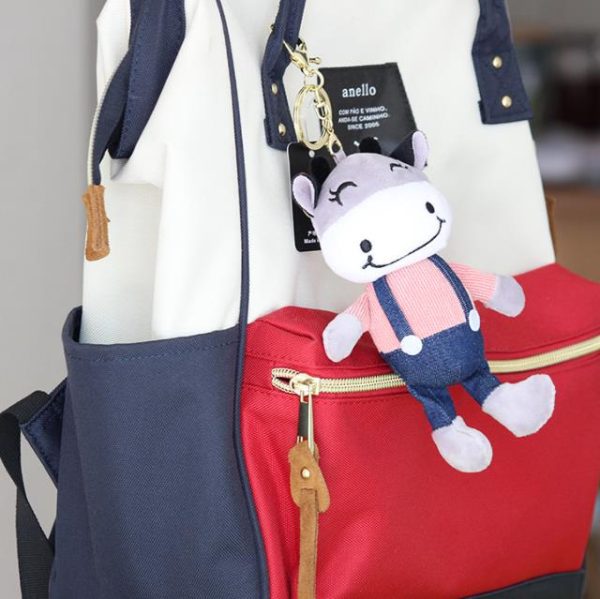 Cartoon cow plush keychain (4)