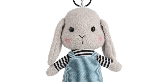 Mini Bunny Plush Keychain (4)