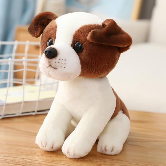 A variety of simulation plush toy dogs (3)