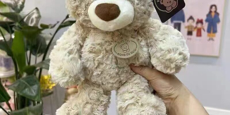 Soft Teddy Bears with Flower Bouquet, 8-Inch Cute Plush Doll for Girlfriend