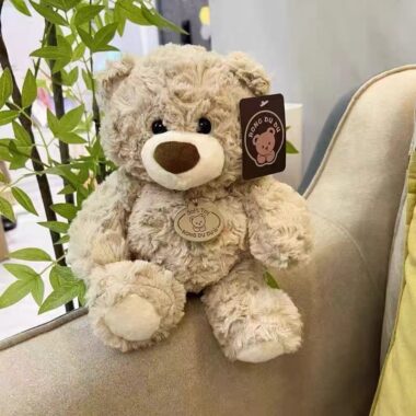  Soft Teddy Bears with Flower Bouquet, 8-Inch Cute Plush Doll for Girlfriend