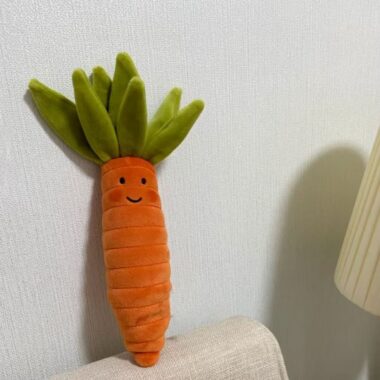 Adorable Carrot Plush Keychain, Cute Fruit & Vegetable Plush Dolls, Bag Accessories