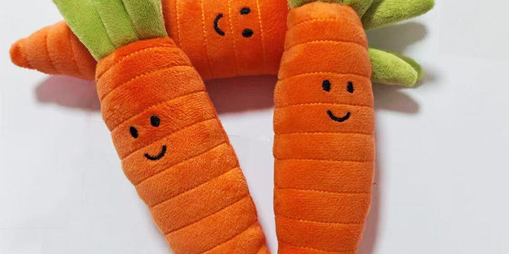 Adorable Carrot Plush Keychain, Cute Fruit & Vegetable Plush Dolls, Bag Accessories