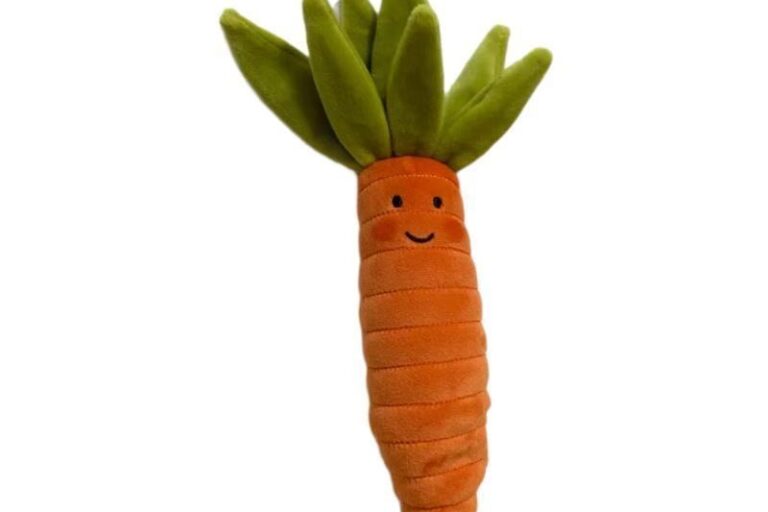 Adorable Carrot Plush Keychain, Cute Fruit & Vegetable Plush Dolls, Bag Accessories