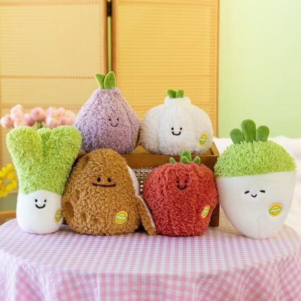 Creative Soft Fruit Toys – Plush Fruits and Vegetables for Kids