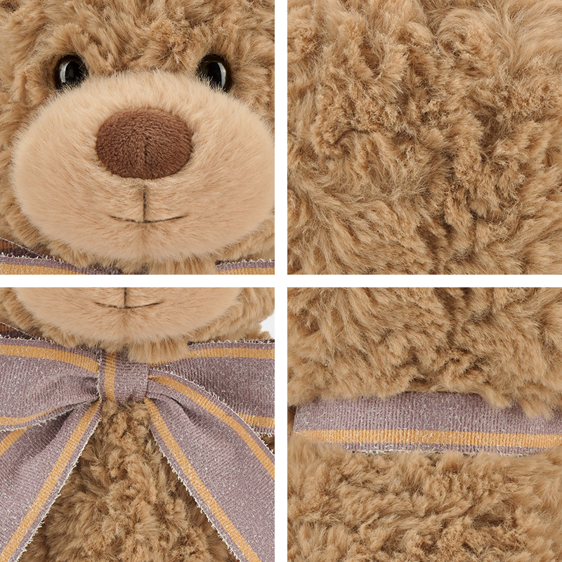 Cute Bowtie Teddy Bear Plush Toy – Plush Bear Doll for Kids & Birthday Gifts