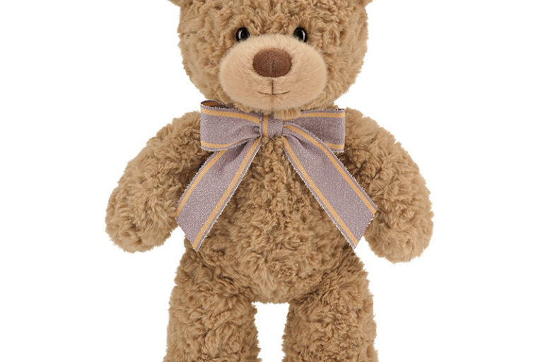 Cute Bowtie Teddy Bear Plush Toy – Plush Bear Doll for Kids & Birthday Gifts