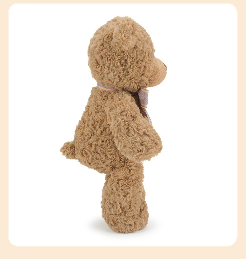 Cute Bowtie Teddy Bear Plush Toy – Plush Bear Doll for Kids & Birthday Gifts