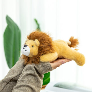 Cute Lion Plush Toy Keychain for Bags & Backpacks