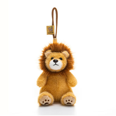 Cute Lion Plush Toy Keychain for Bags & Backpacks