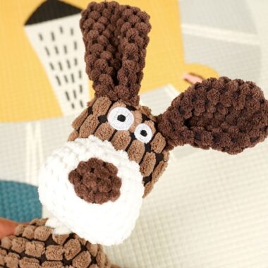 Durable Cotton Rope Pet Chew Toy with Squeaker for Dogs and Cats