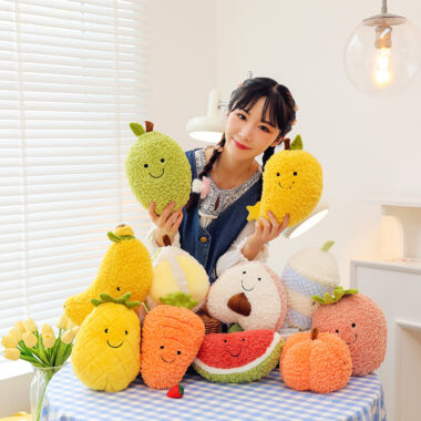New Fruit & Vegetable Plush Toys - Wedding Toss Dolls & Holiday Gift Plush