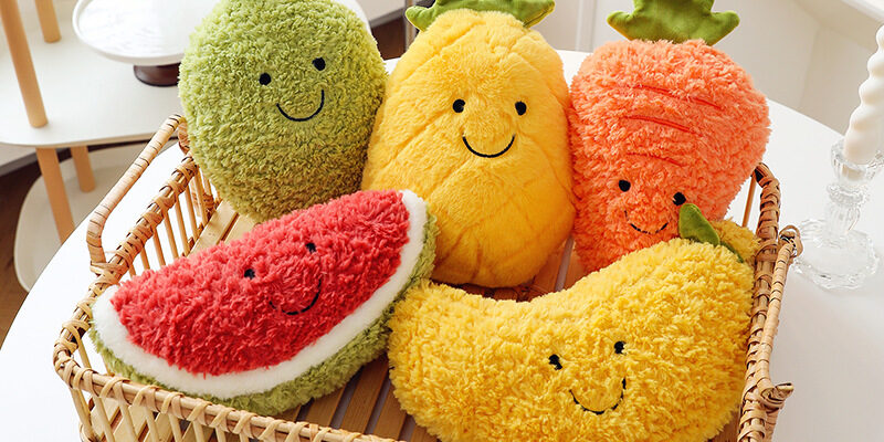 New Fruit & Vegetable Plush Toys - Wedding Toss Dolls & Holiday Gift Plush