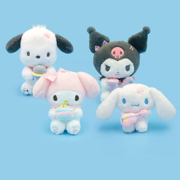 Sanrio Concert Series Plush Dolls, Cute Plush Pet Toys, High-Quality Plush Toys