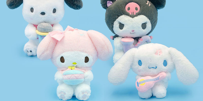 Sanrio Concert Series Plush Dolls, Cute Plush Pet Toys, High-Quality Plush Toys