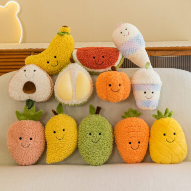 8-Inch Soft Fruit Plush Toy Doll for Kids, Wedding Toss & Party Favor