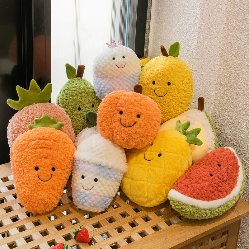 8-Inch Soft Fruit Plush Toy Doll for Kids, Wedding Toss & Party Favor