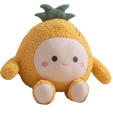 Cute Cartoon Fruit Plush Dolls - Pineapple, Strawberry, Carrot, Blueberry, Kids Gift