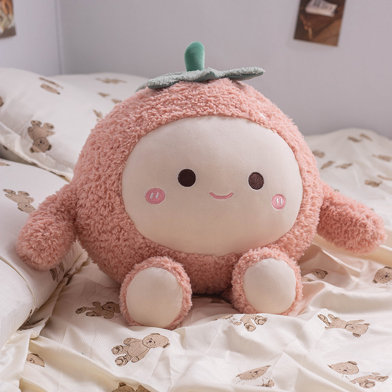 Cute Cartoon Fruit Plush Dolls - Pineapple, Strawberry, Carrot, Blueberry, Kids Gift