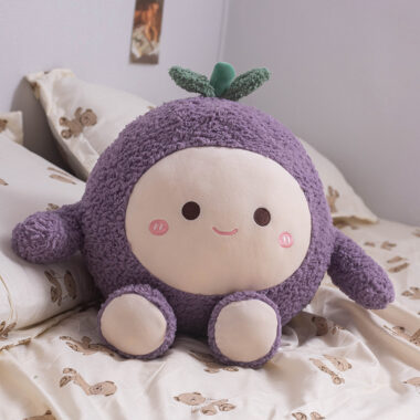 Cute Cartoon Fruit Plush Dolls - Pineapple, Strawberry, Carrot, Blueberry, Kids Gift