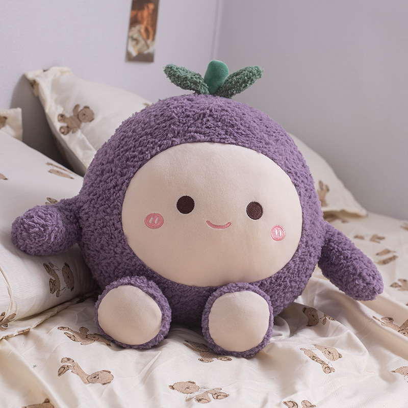 Cute Cartoon Fruit Plush Dolls - Pineapple, Strawberry, Carrot, Blueberry, Kids Gift
