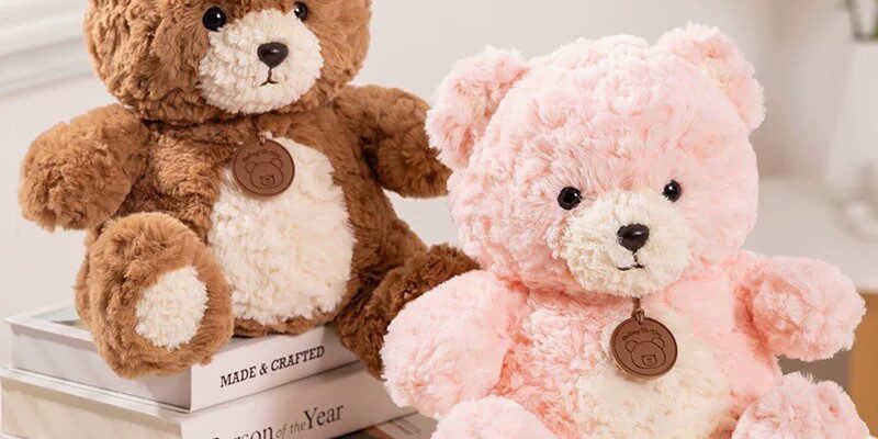 Cute Soft Teddy Bears Plush Toy for Girls Birthday Gift