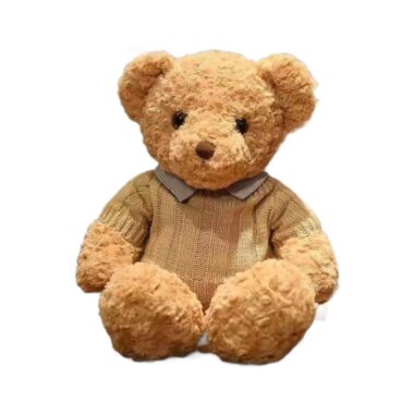 Soft Teddy Bears with Shirt – Plush Sweater Bear for Kids and Girls