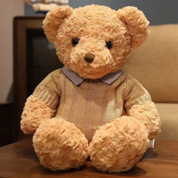Soft Teddy Bears with Shirt – Plush Sweater Bear for Kids and Girls
