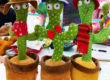 Talking Dancing Cactus Plush Toy, Singing, Light-Up Interactive Toy for Kids