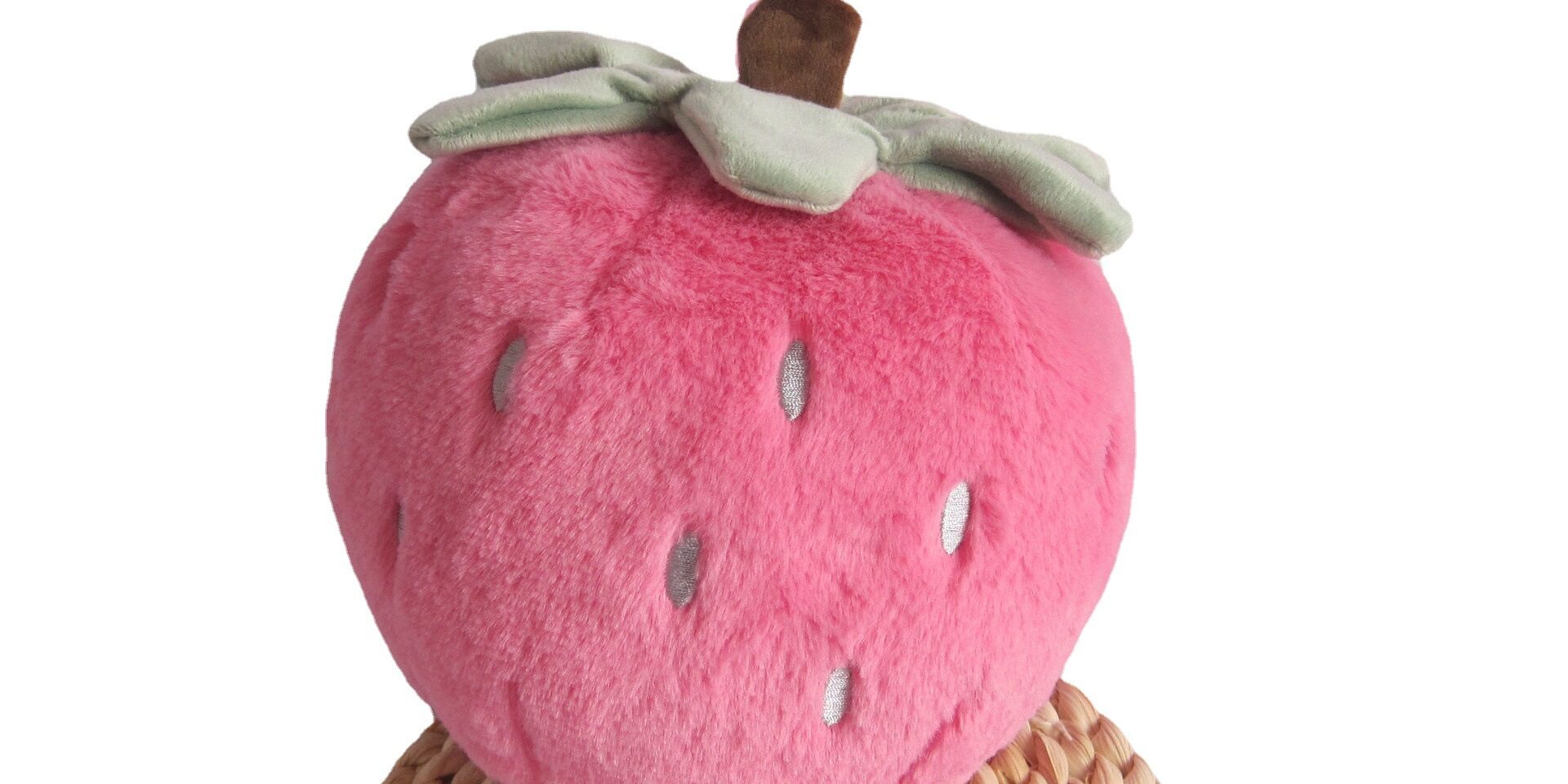 Wholesale 8-Inch Strawberry Plush Doll, Soft Fruit Plush Toy, Wedding Toss Gifts